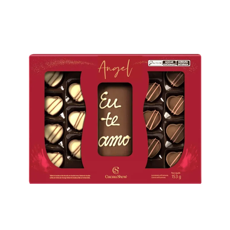 Caixa Artesanal de Bombons Delícias de Amor 153g